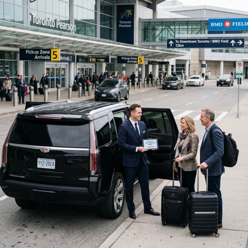 FIFA World Cup 2026 Limo Service in Toronto airport transfer to BMO Field with sedan