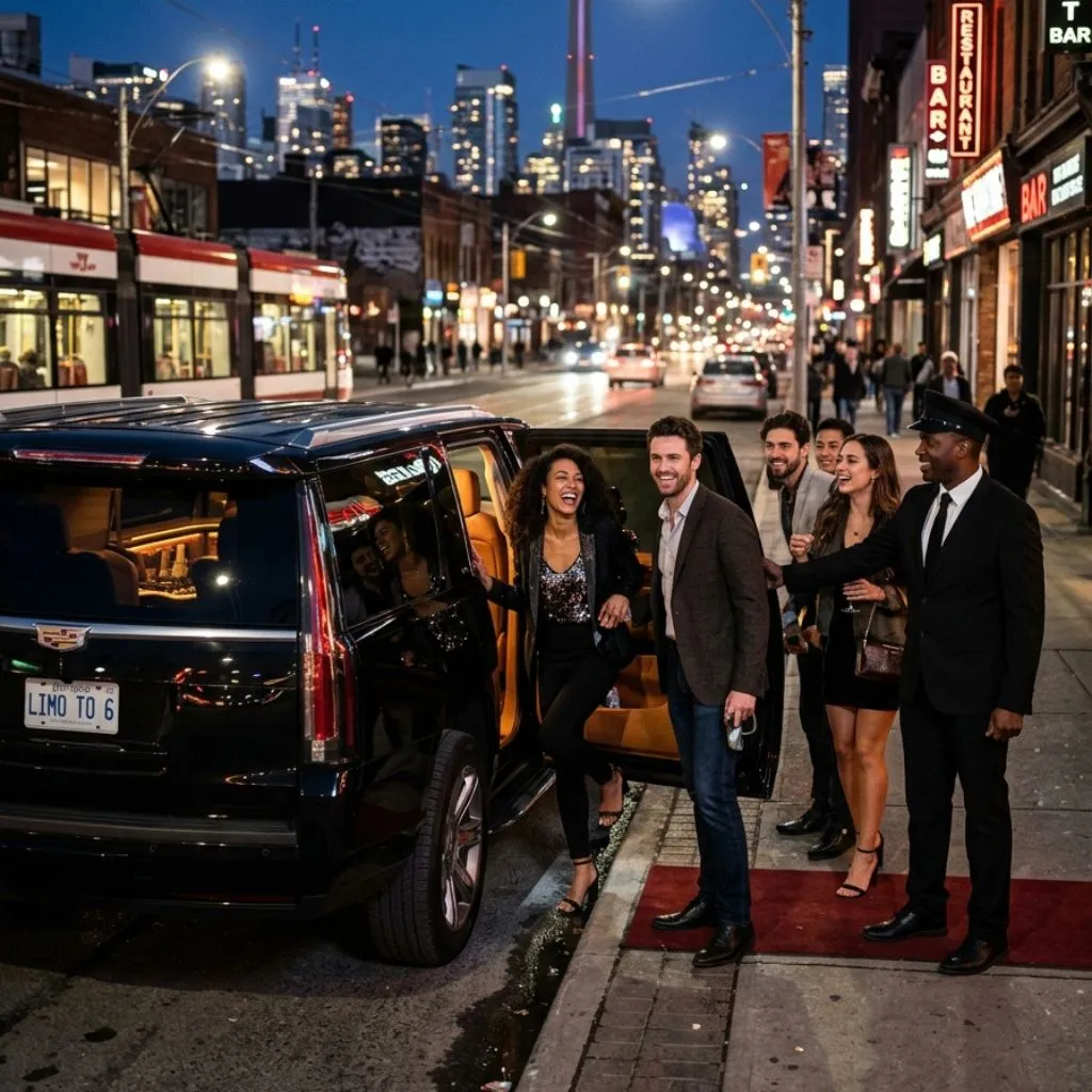 Bachelor & Bachelorette Party Limo Service Toronto with luxury SUV and chauffeur