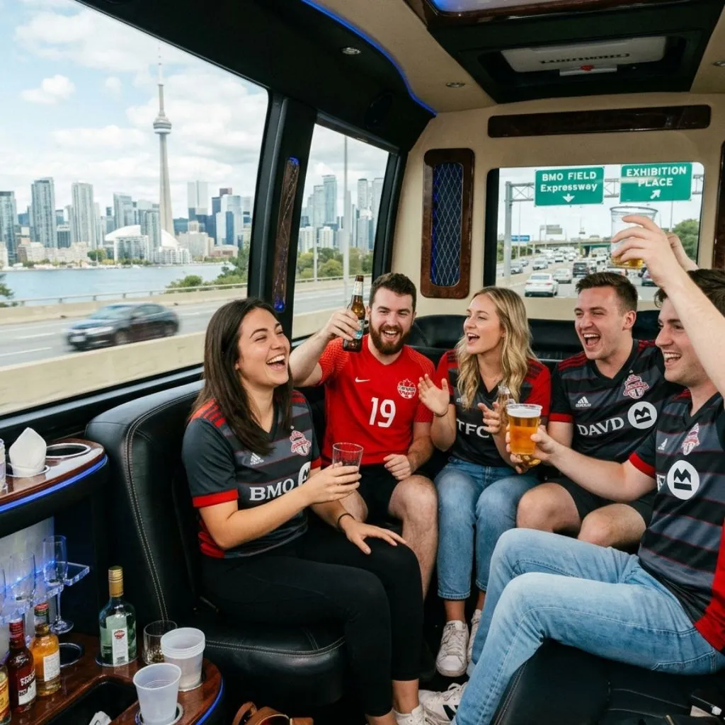 Limo Service for FIFA World Cup 2026 Toronto with luxury SUV for fans
