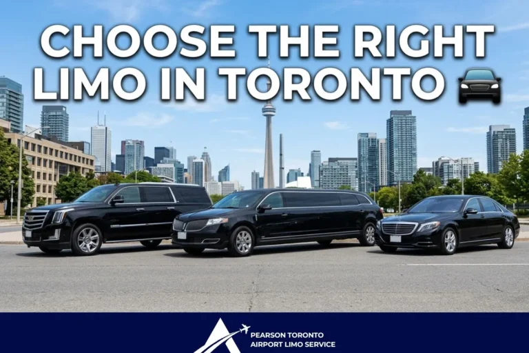 How to choose the right limo for your event in Toronto with stretch limo SUV and sedan