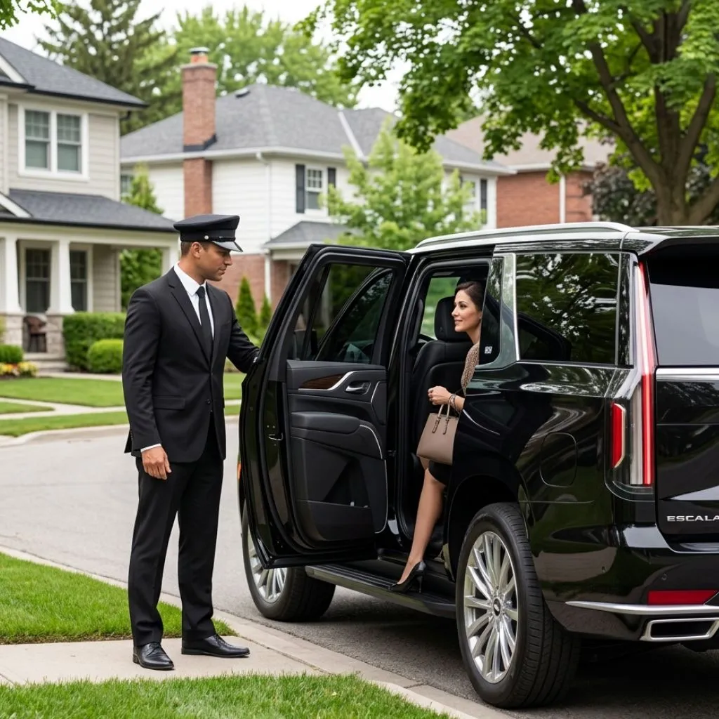 Professional chauffeur Scarborough limousine service SUV
