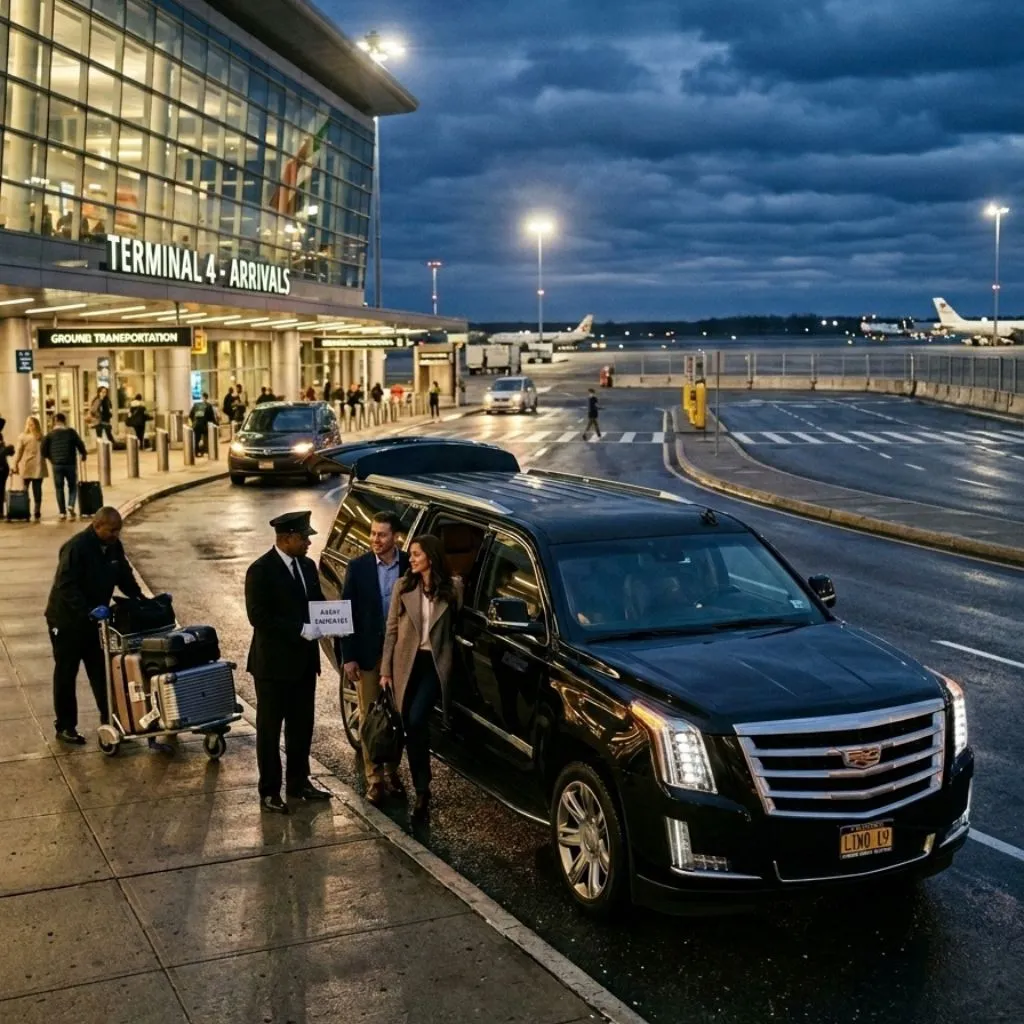 Kingston airport limo SUV