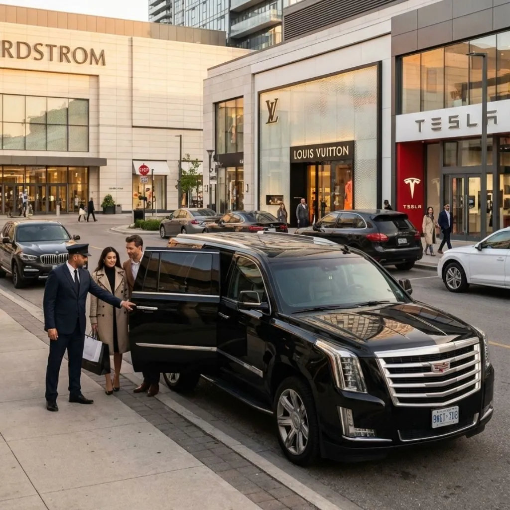 Vaughan limousine service with chauffeur and SUV